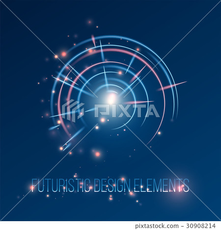 HUD futuristic abstrac background design elements HUD futuristic abstrac background design elements 30908214