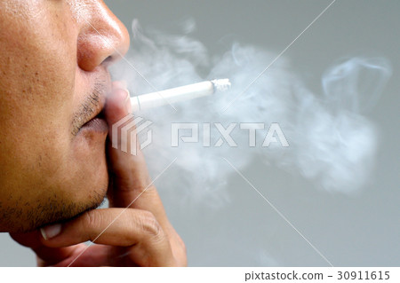 man smoking cigarette man smoking cigarette 30911615