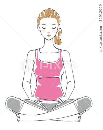 A woman relaxing A woman relaxing 30912009