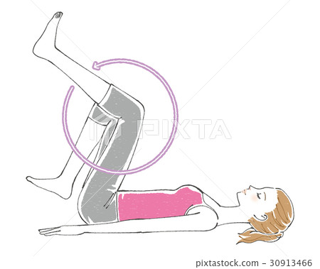 Exercise bike with arrows 30913466