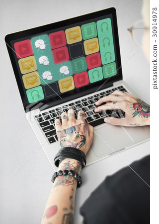 Chat Message Matching Line Game Icons Chat Message Matching Line Game Icons 30914978