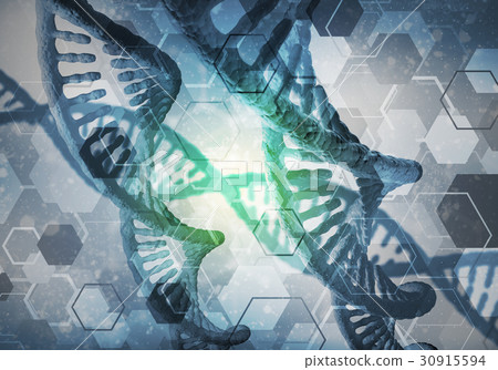 DNA molecules background 30915594