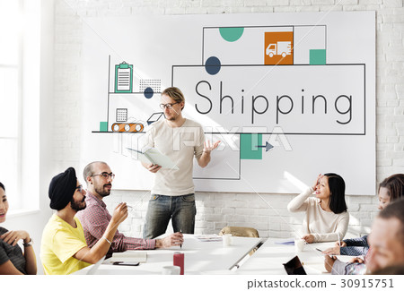 People working on network graphic overlay white board People working on network graphic overlay white board 30915751