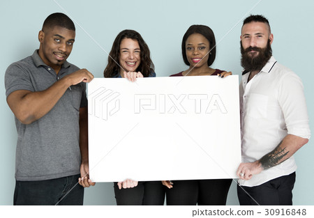 Placard Copy-space Mockup Studio Casual Placard Copy-space Mockup Studio Casual 30916848