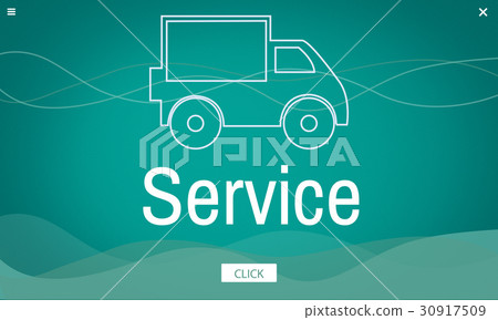 Cargo Shipping Freight Logistics Truck Icon 30917509