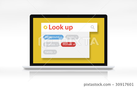 Search engine box random concept - Stock Illustration [30917601] - PIXTA