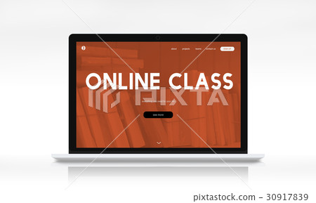Distance learning online webpage interface Distance learning online webpage interface 30917839