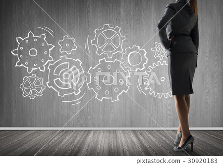 Gears mechanism as teamwork concept Gears mechanism as teamwork concept 30920183