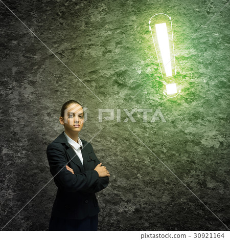 Thoughtful businesswoman 30921164