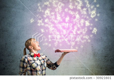 Girl with book Girl with book 30921601