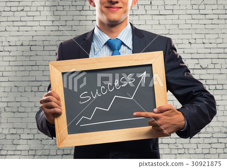 Businessman with frame Businessman with frame 30921875