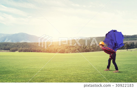 Engineer man carry load 30922183