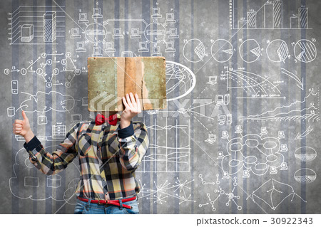 Girl with book Girl with book 30922343