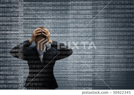 Troubled businesswoman Troubled businesswoman 30922345