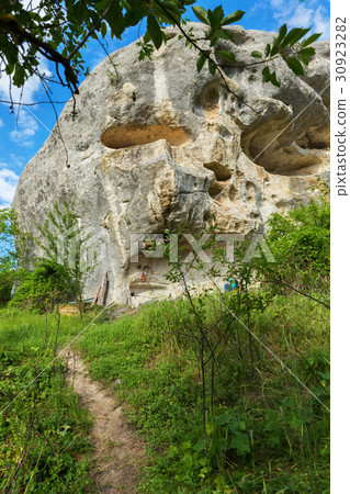Cave City in Cherkez-Kermen Valley, Crimea 30923282