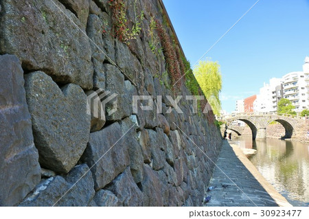 長崎縣眼鏡橋和心臟石垣 30923477