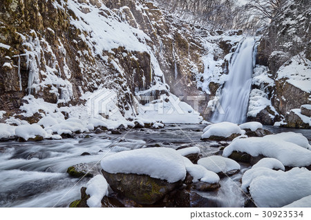 Akiho Falls Winter snow 4 Akiho Falls Winter snow 4 30923534