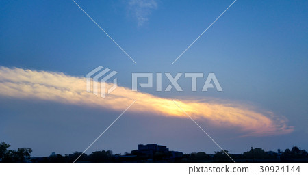 Multi color clouds  30924144
