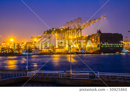 Taiwan's Kaohsiung Hongmao Port Night View Asia Taiwan Kaohsiung Port Taiwan's Kaohsiung Hongmao Port Night View Asia Taiwan Kaohsiung Port 30925860