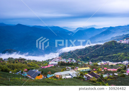 台灣嘉義阿里山雲海 Asia Taiwan Alishan Mountains 台灣嘉義阿里山雲海 Asia Taiwan Alishan Mountains 30926482