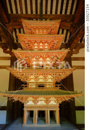 Nara · Hai Long King Temple West Hall · National Treasury five small tower 30927154