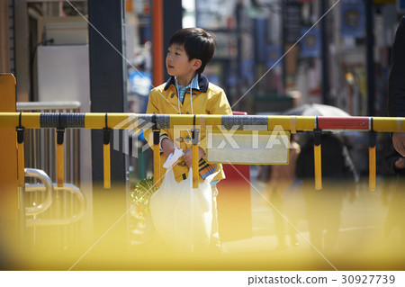 A boy who makes a mental railway crossing A boy who makes a mental railway crossing 30927739