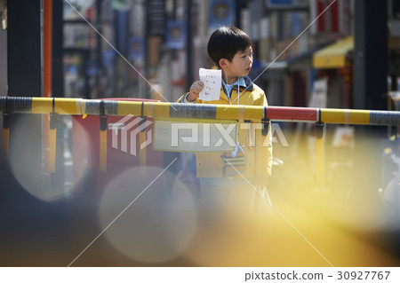 A boy who makes a mental railway crossing 30927767