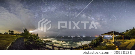 milky way panoramic view 30928128