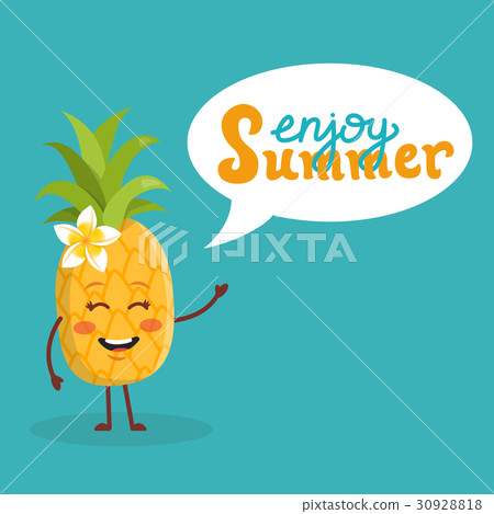 Cute summer pineapple Cute summer pineapple 30928818