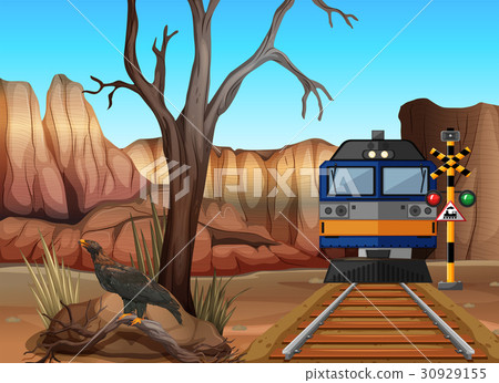 Train ride through canyons 30929155