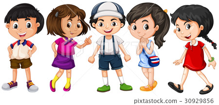 Many children with big smile 30929856