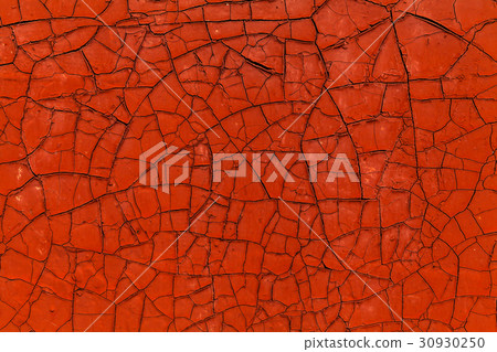 Rusty metal surface with old peeled paint for use 30930250