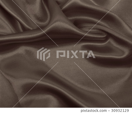 Smooth elegant brown silk or satin texture Smooth elegant brown silk or satin texture 30932129