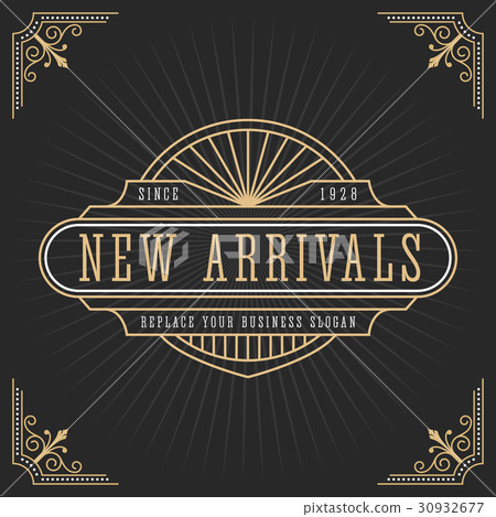 Vintage line frame design for labels Vintage line frame design for labels 30932677
