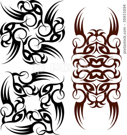 Tribal Tattoo Design 30933894
