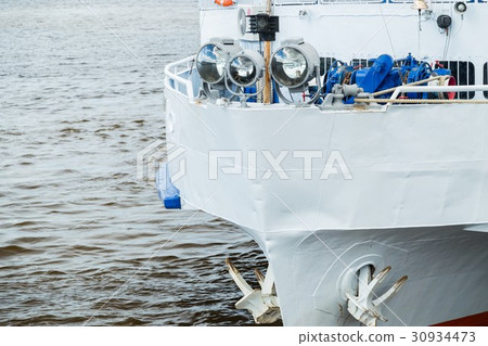 Bow of a ferry ship Bow of a ferry ship 30934473