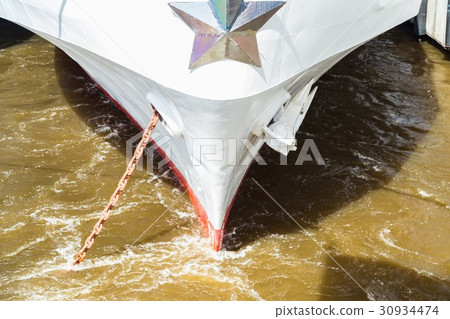 Bow of a ferry ship Bow of a ferry ship 30934474