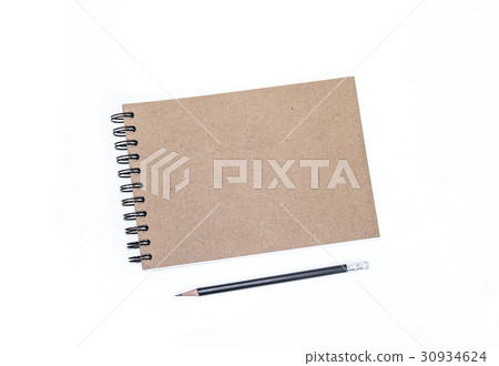 closeup close note book with pencil on background closeup close note book with pencil on background 30934624