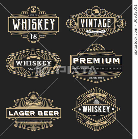 Vintage frame design for labels Vintage frame design for labels 30935051