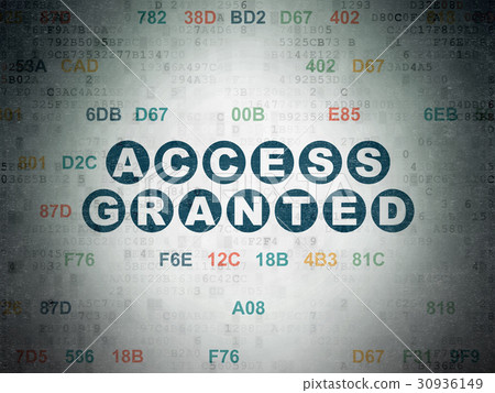 Protection concept: Access Granted on Digital Data Protection concept: Access Granted on Digital Data 30936149