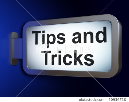 Learning concept: Tips And Tricks on billboard 30936718