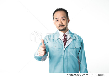 Middle men in work clothes 30938089