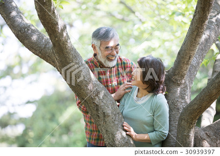 新綠色資深oshidori夫婦 30939397