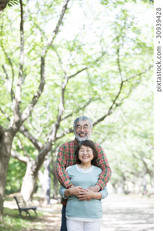 新綠色資深oshidori夫婦 30939428