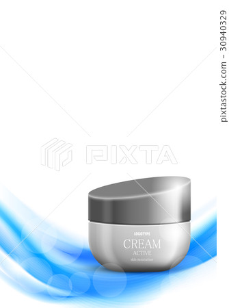 Skin moisturizer cosmetic ads template 30940329