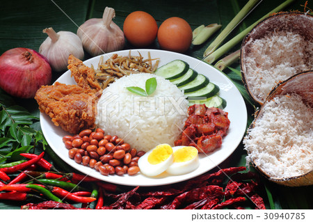 Asian food nasi lemak Asian food nasi lemak 30940785