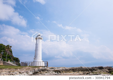 青森縣赤塔半島Noma Mizaki燈塔 青森縣赤塔半島Noma Mizaki燈塔 30941794