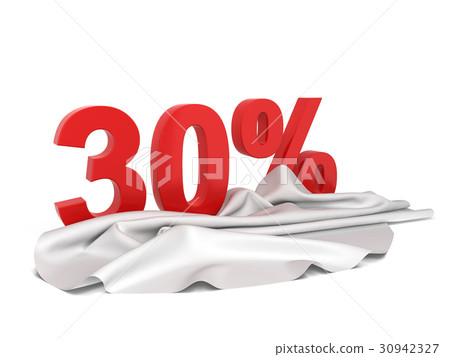 Discount sign with cloth cover 30942327