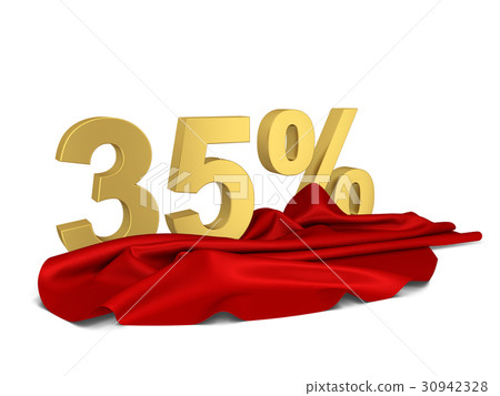 Discount sign with cloth cover 30942328