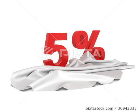 Discount sign with cloth cover 30942335